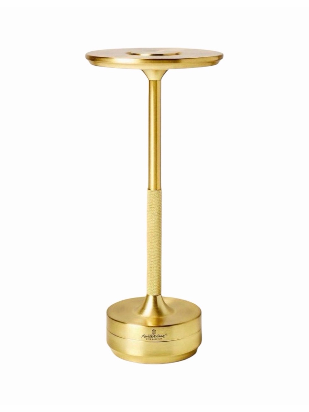 Hearth & Hand with Magnolia Portable Indoor/Outdoor LED Tabletop Lamp - Brass